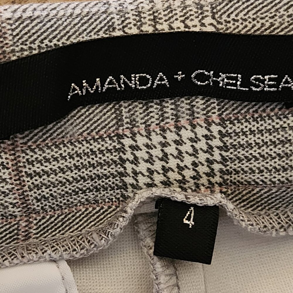 Amanda & Chelsea Plaid Capri Pants Sz 4 – Stretch Cropped Workwear - Picture 5 of 10